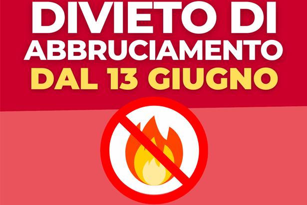 divieto abbruciamento